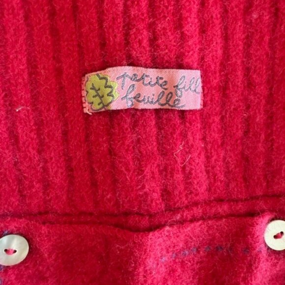 Petite Fille “Feuille” Wool Overalls – Size 18 Months - Picture 6 of 10